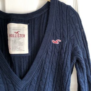 Hollister Sweaters - Navy blue knit sweater Hollister Sweaters - Navy blue knit sweater
